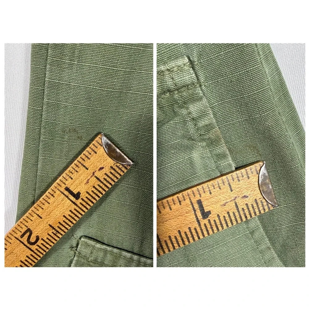 Vintage 1969 Vietnam War US Navy Ripstop Jungle Jacket Coat OG 107 Small Short